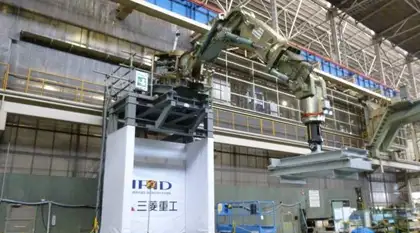 除核子燃料殘渣的機械手臂