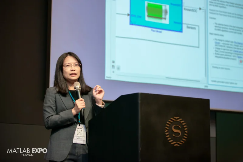 鈦思科技工程部經理 Phoebe Li 於現場發表最新R2026a 版本